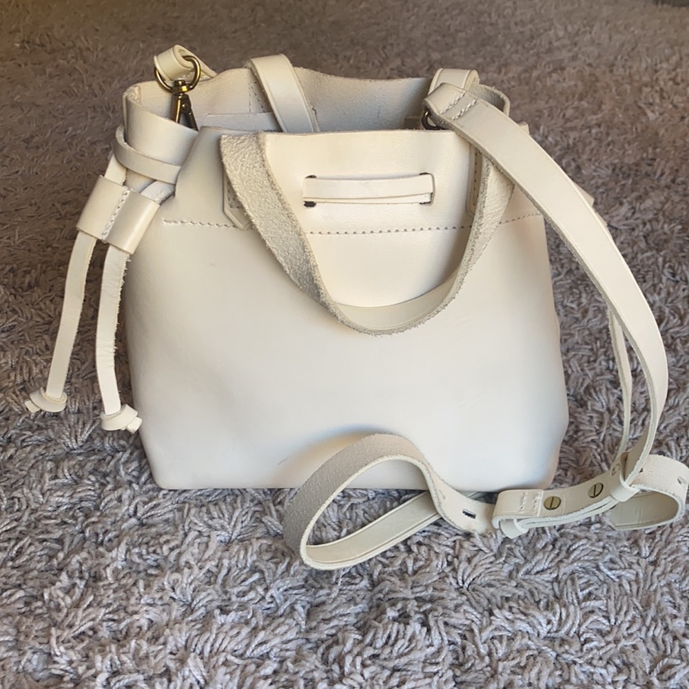 Madewell mini bucket bag with strap